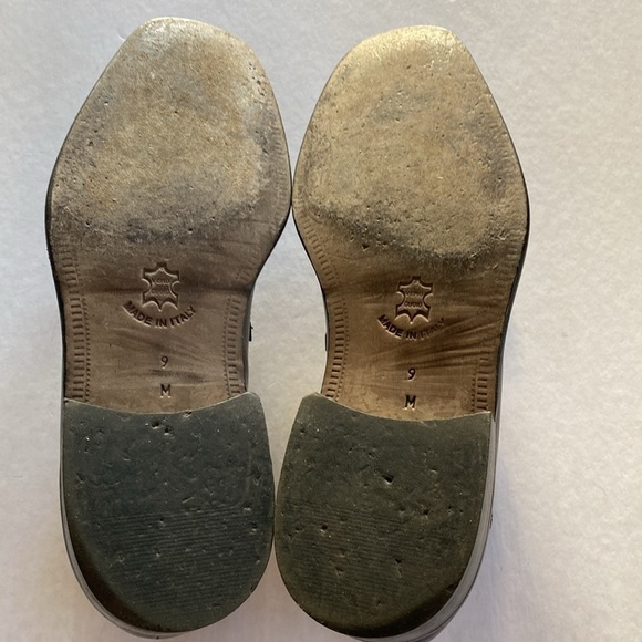 Fratelli Men’s Black Soft Leather Tassel Slip On Shoes Size 9. Made in Italy. main image 4